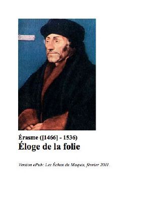 [Publié en 1511 01] • Eloge De La Folie